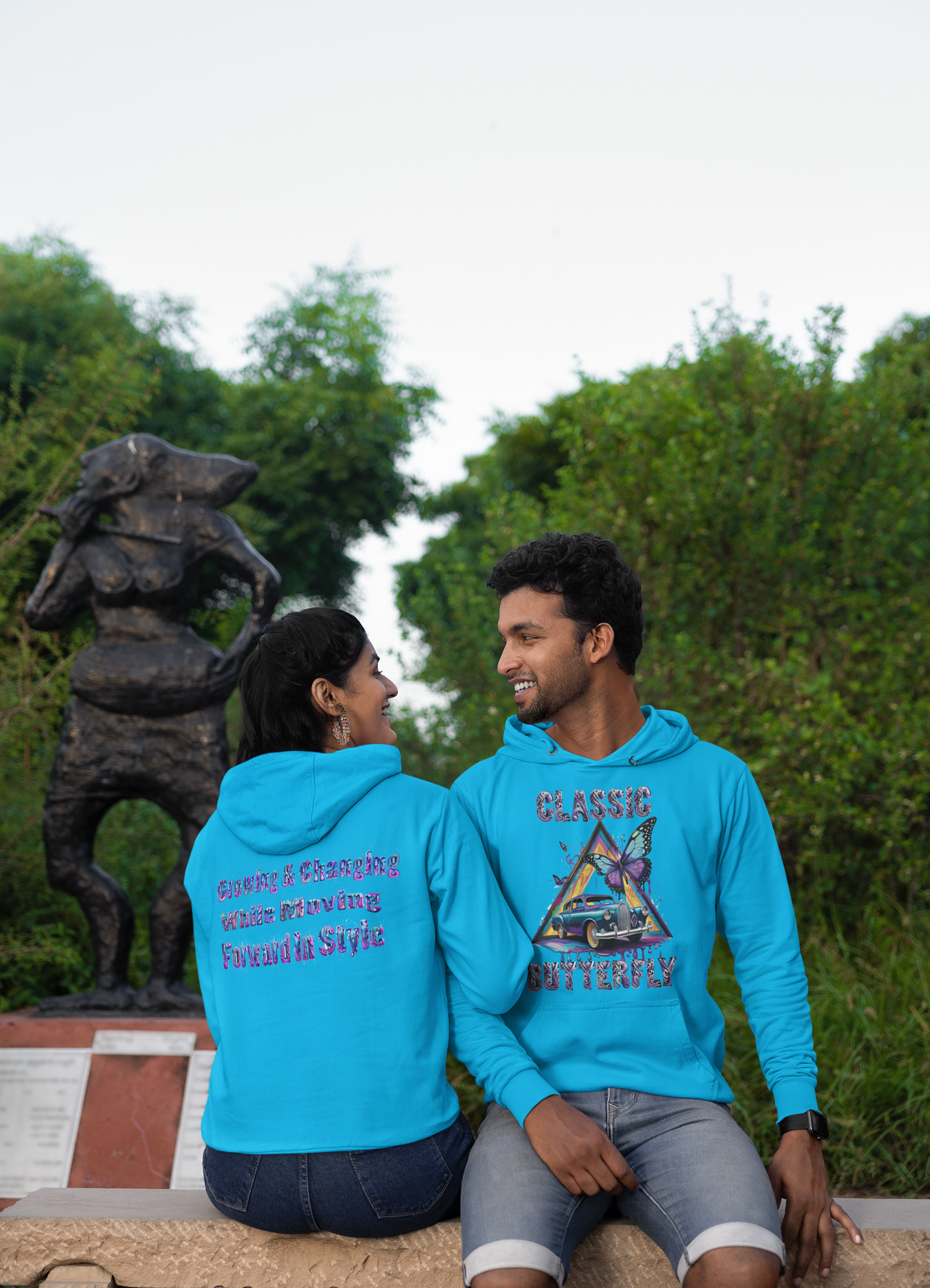 Unisex Growing & Changing Long-Sleeve Hoodie - Comfortable and Versatile Graphic Hoodie"