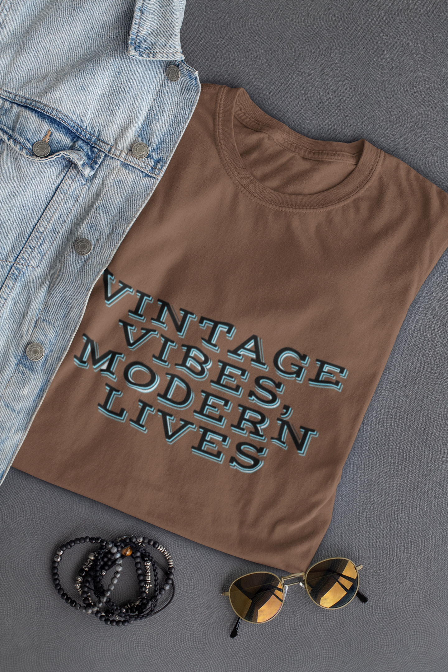 Unisex Short Sleeve Vintage Vibes Modern Lives