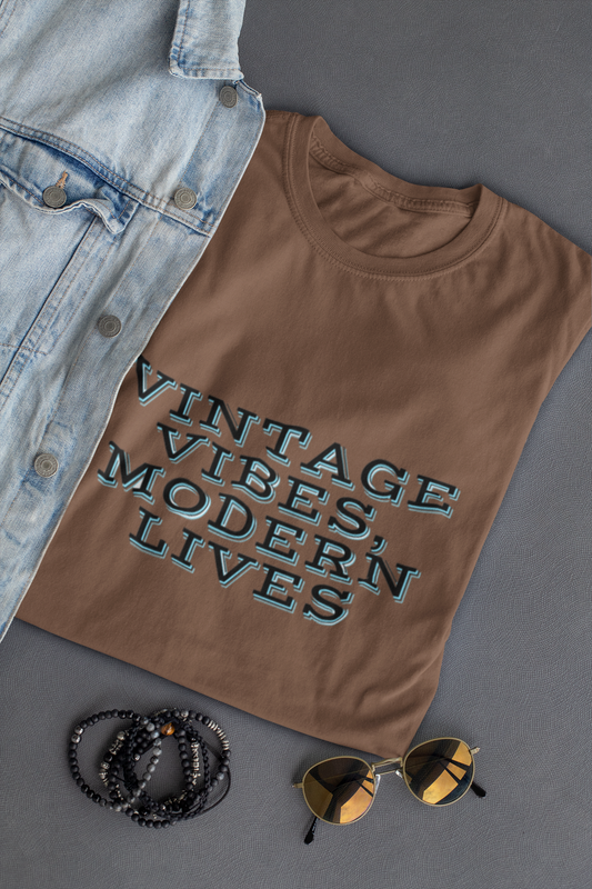 Unisex Short Sleeve Vintage Vibes Modern Lives