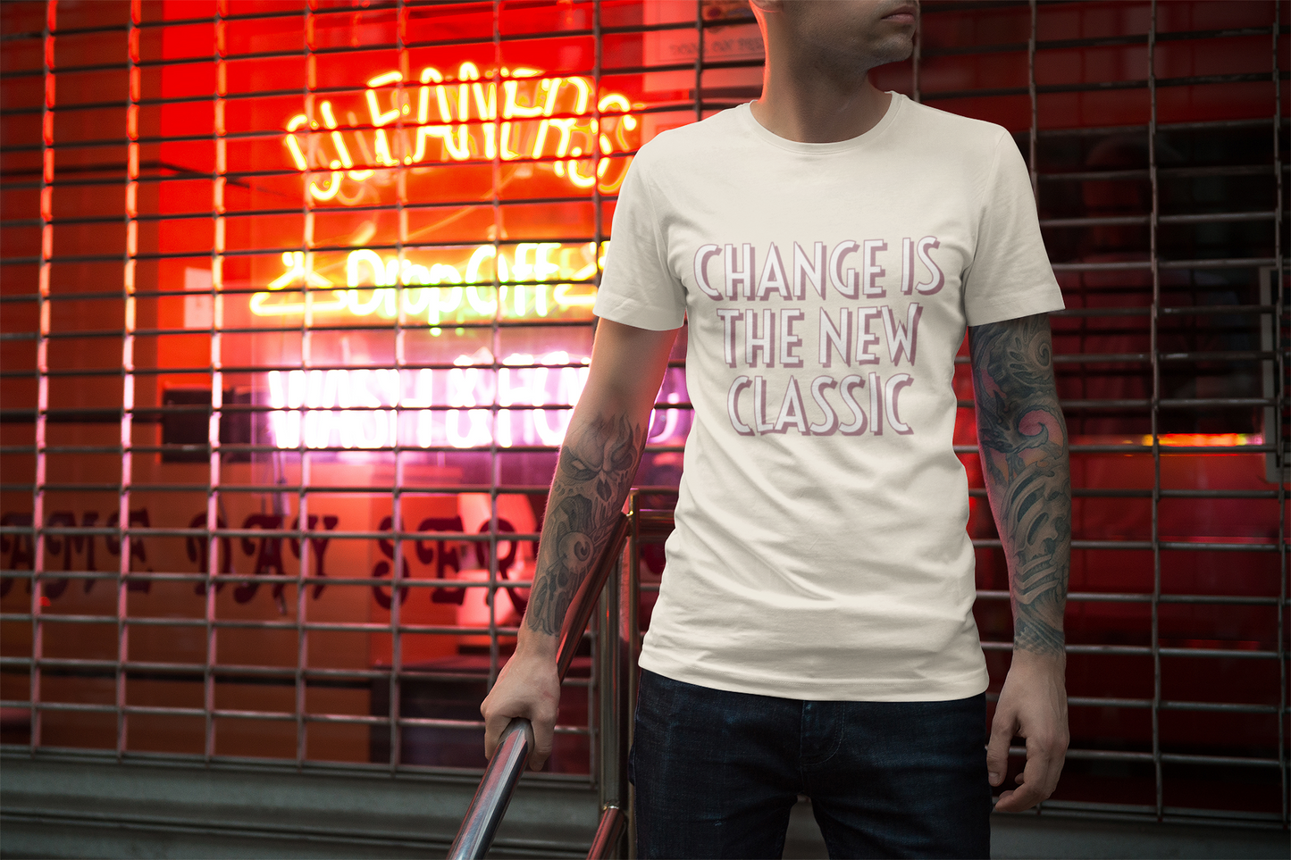 Unisex Change Is The New Classic Short Sleeve Tee