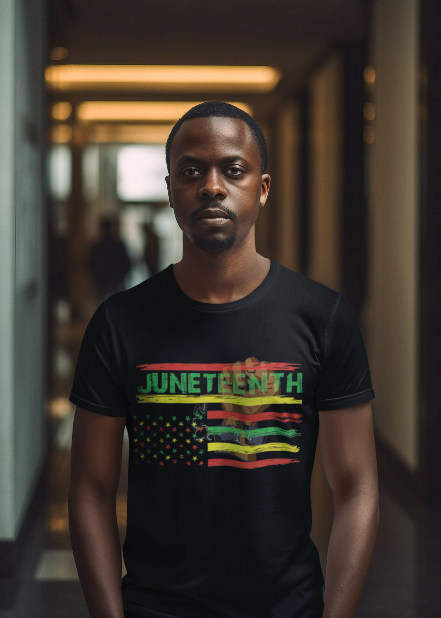 Unisex Short Sleeve Juneteenth Freedom Flag T-Shirt