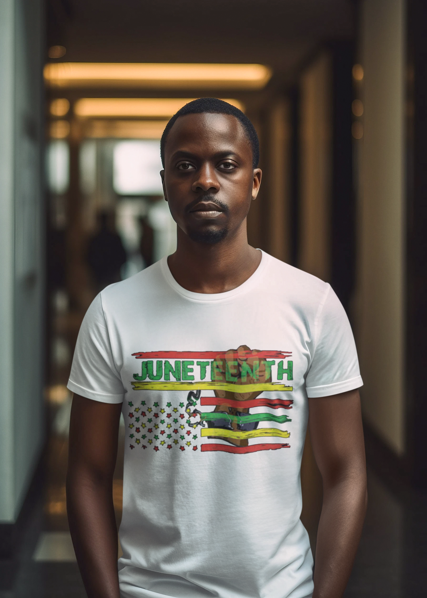 Unisex Short Sleeve Juneteenth Freedom Flag T-Shirt