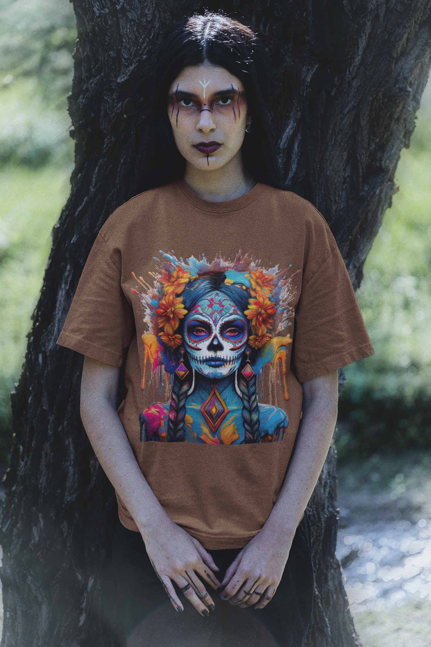 Unisex Day of the Dead Short Sleeve Tee – Celebrate Life & Tradition in Style