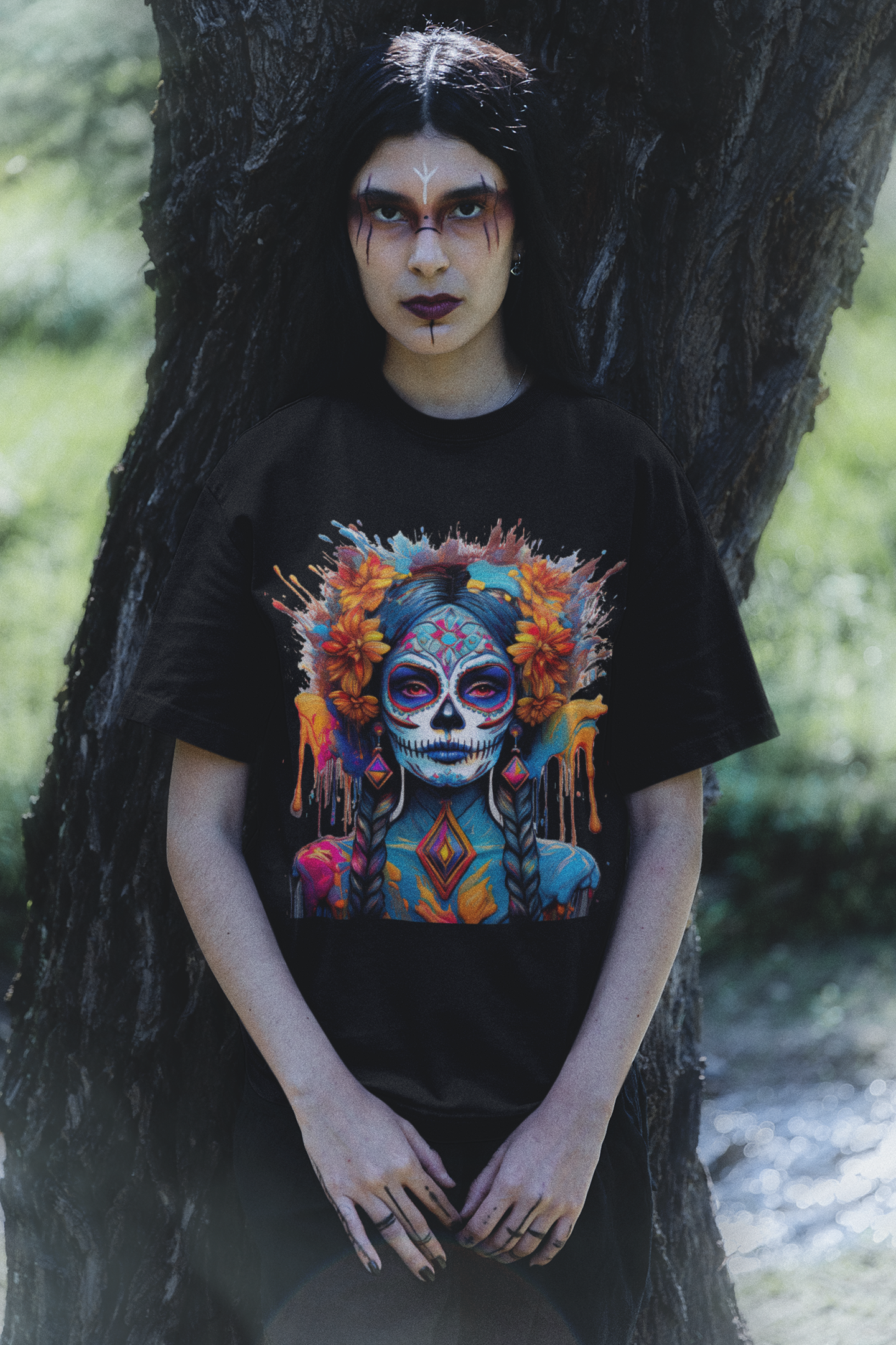 Unisex Day of the Dead Short Sleeve Tee – Celebrate Life & Tradition in Style