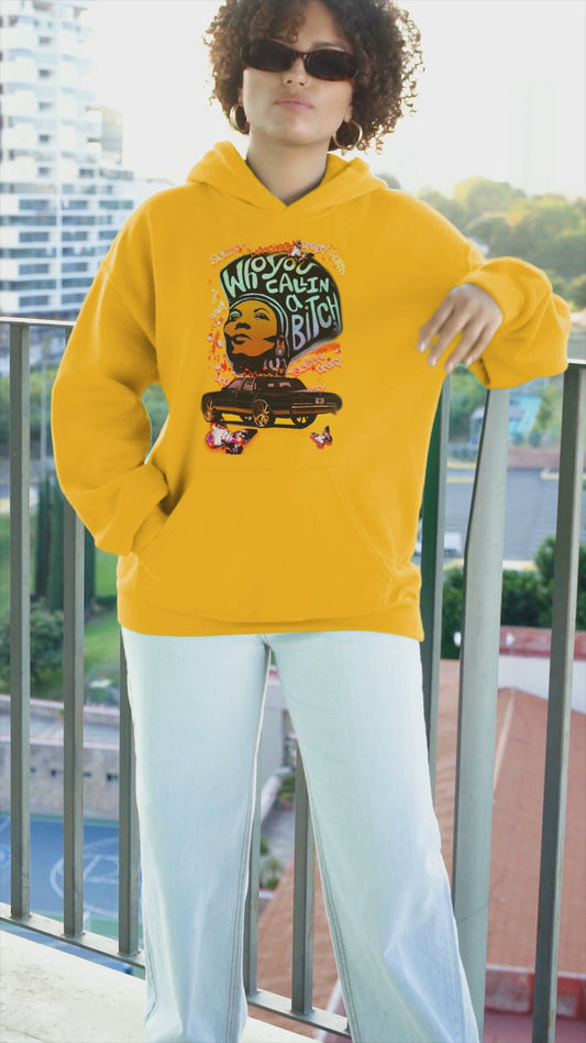 Unisex
“Queen Latifah Long-Sleeve Hoodie – Celebrate Hip-Hop Royalty”