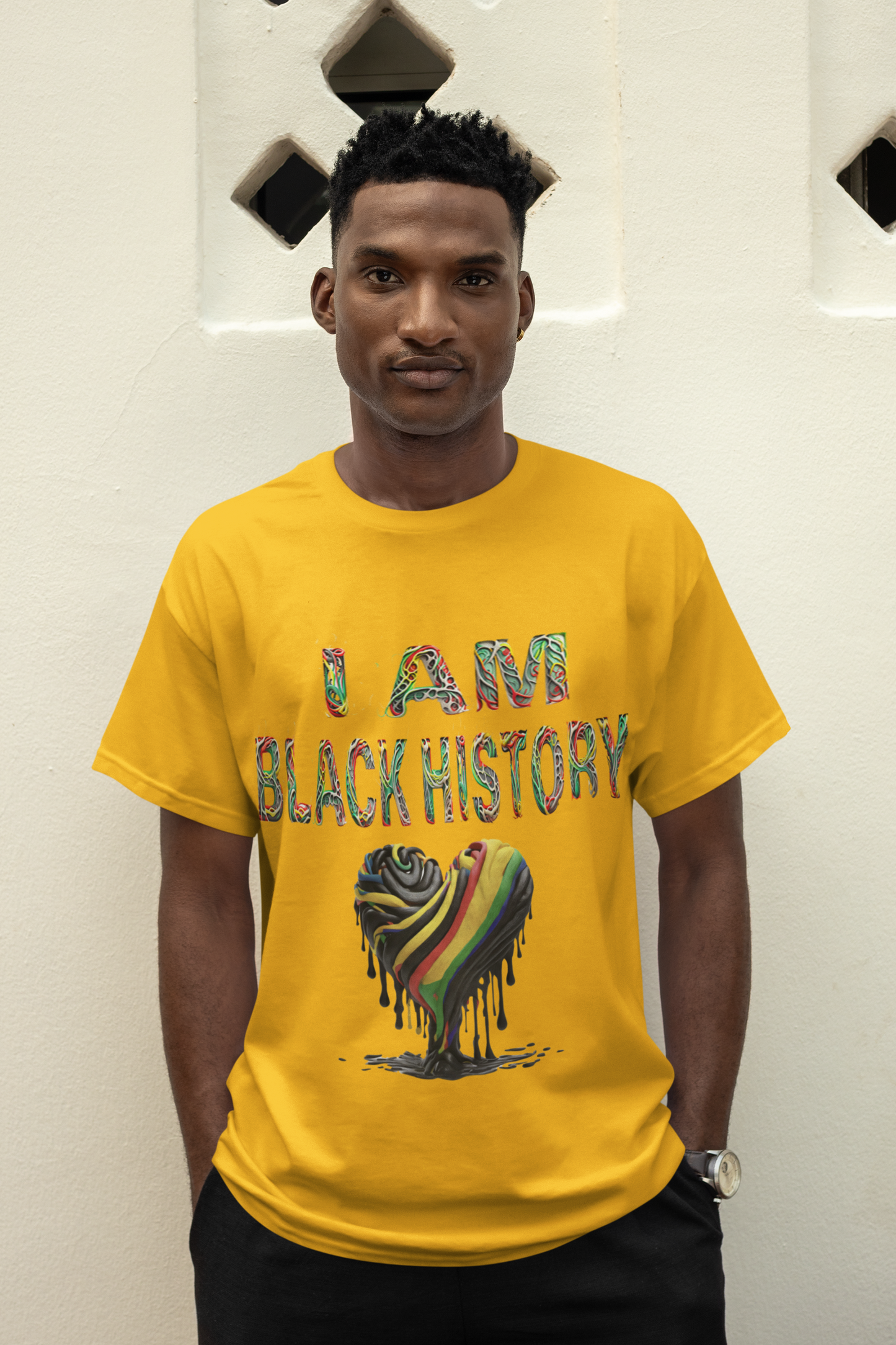 Men's I am Black History Short Sleeve T-shirt