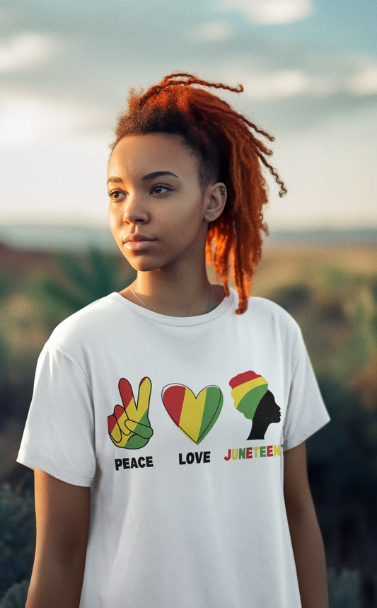 Unisex Short Sleeve Juneteenth Love T-Shirt